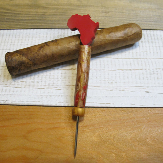 Africa Red and Gold Marble Cigar Nubber